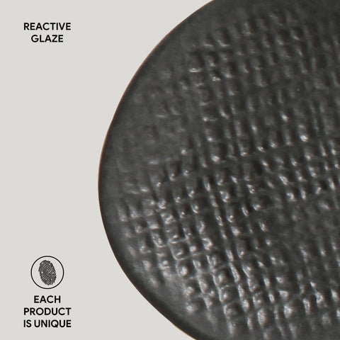 Porto Brasil Everyday Organic Embossed Stoneware Bowl Set - Set of 6