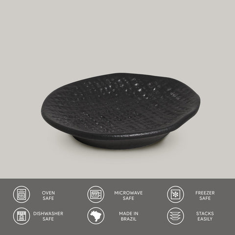 Porto Brasil Everyday Handmade Embossed Glazed Bowl Set - Set of 6