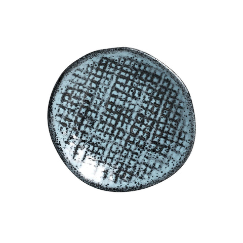 Decorated Handmade Stoneware Bowl Set with Abstract Glazed Design