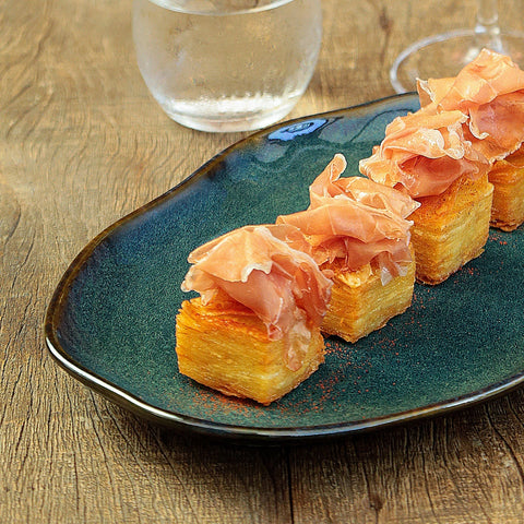 Porto Brasil Modern Abstract Glazed Stoneware Serving Platter - Set of 4