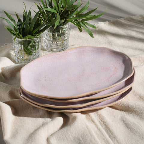 Porto Brasil Porto Brasil Everyday Organic Abstract Stoneware Serving Platter - Set of 4