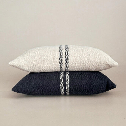 Powered by People Timeless Minimalist Scandinavian Soft Textured Lumbar Pillow - 12 x 20