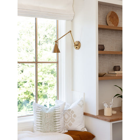 Sal Mid Century Modern Accent Sconce with Adjustable Head