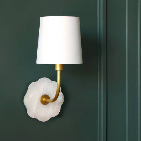 Camilla Accent Sconce with Scallop Trim Wall Light