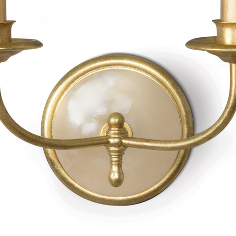 Fisher Elegant Candelabra Accent Sconce Wall Light