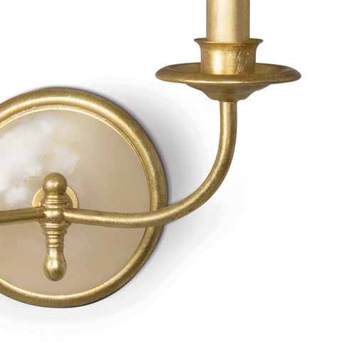 Fisher Elegant Candelabra Accent Sconce Wall Light