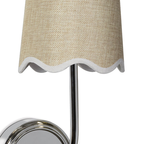 Ariel Coastal Accent Woven Sconce Wall Light