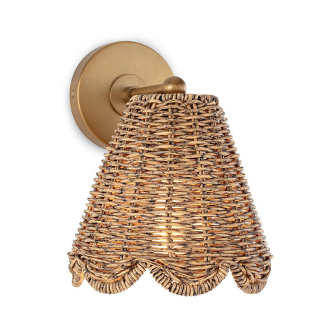 Kismet Coastal Handcrafted Accent Sconce Wall Light