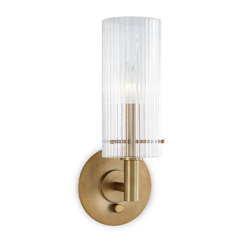 Dixie Elegant Fluted Sconce Wall Light