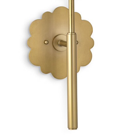 Daisy Accent Traditional Stick Sconce Wall Light