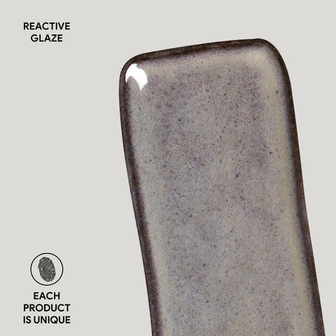 Porto Brasil Minimalist Abstract Hand Finished Glazed Stoneware Serving Platter - Set of 4