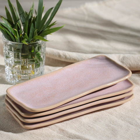 Porto Brasil Porto Brasil Everyday Modern Abstract Glazed Serving Platter - Set of 4