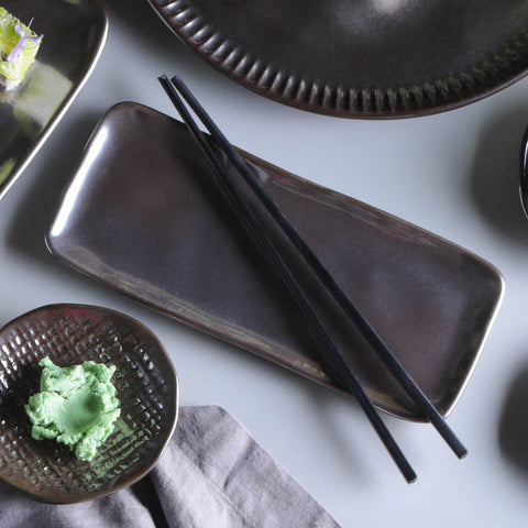 Porto Brasil Porto Brasil Modern Abstract Stoneware Serving Platter - Set of 4