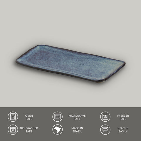 Porto Brasil Porto Brasil Everyday Modern Abstract Stoneware Serving Platter - Set of 4