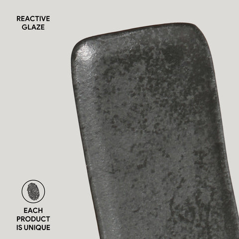 Porto Brasil Minimalist Abstract Stoneware Hand Finished Serving Platter - Set of 4