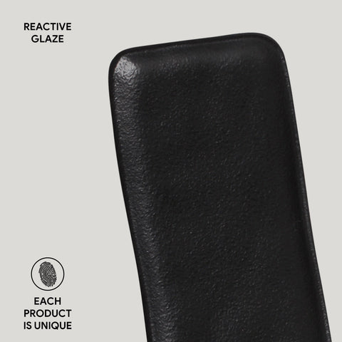 Porto Brasil Modern Hand Finished Matte Stoneware Serving Platter - Set of 4