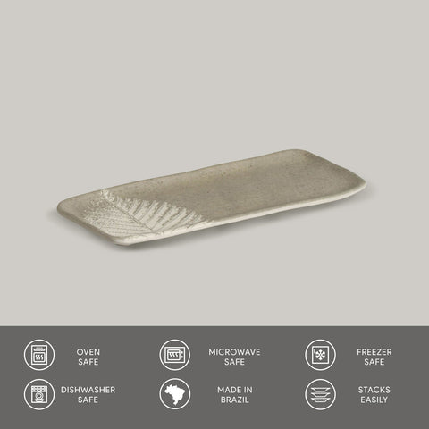 Porto Brasil Porto Brasil Decorated Organic Flower Serving Platter - Set of 4