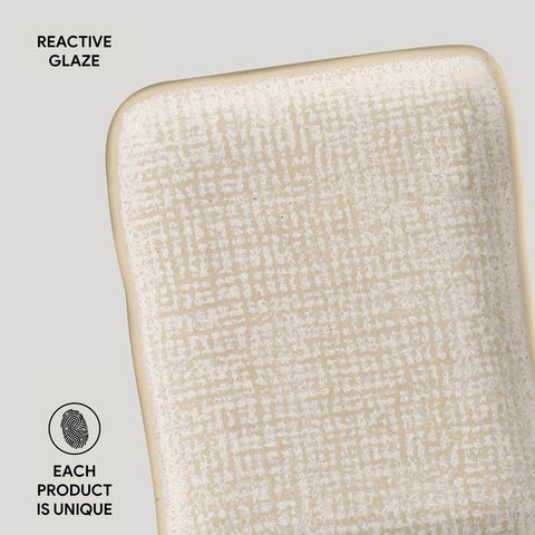 Porto Brasil Porto Brasil Everyday Abstract Glazed Serving Platter - Set of 4