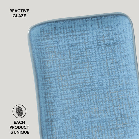 Porto Brasil Porto Brasil Everyday Abstract Hand Finished Serving Platter - Set of 4