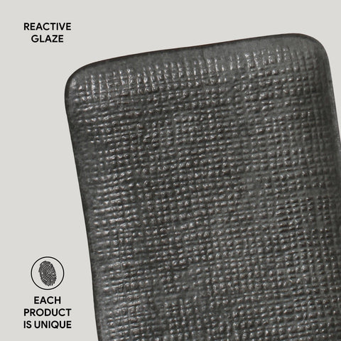 Porto Brasil Porto Brasil Everyday Modern Geometric Stoneware Serving Platter - Set of 4