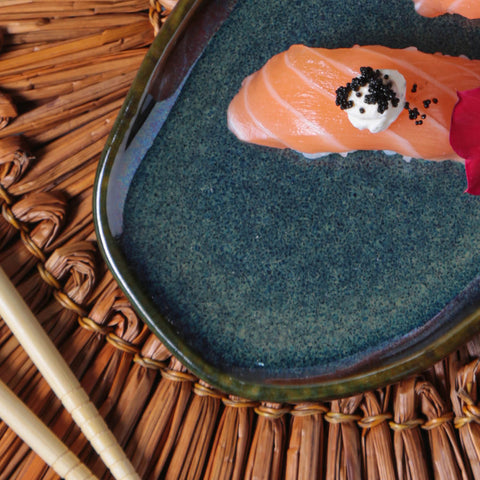 Porto Brasil Porto Brasil Everyday Abstract Organic Stoneware Serving Platter - Set of 4