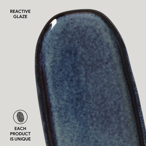 Porto Brasil Porto Brasil Everyday Modern Abstract Stoneware Serving Platter - Set of 4