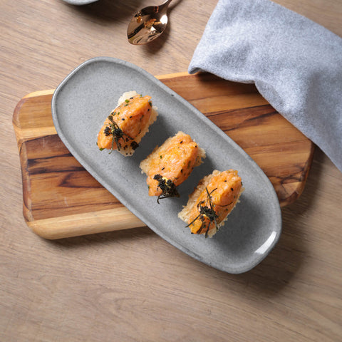 Porto Brasil Porto Brasil Everyday Minimalist Stoneware Serving Platter - Set of 4