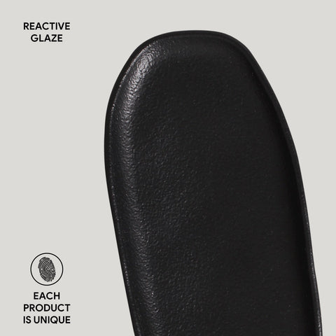 Porto Brasil Minimalist Hand Finished Stoneware Serving Platter - Set of 4