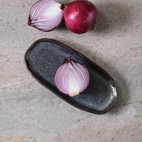 Porto Brasil Porto Brasil Everyday Organic Abstract Stoneware Serving Platter - Set of 4