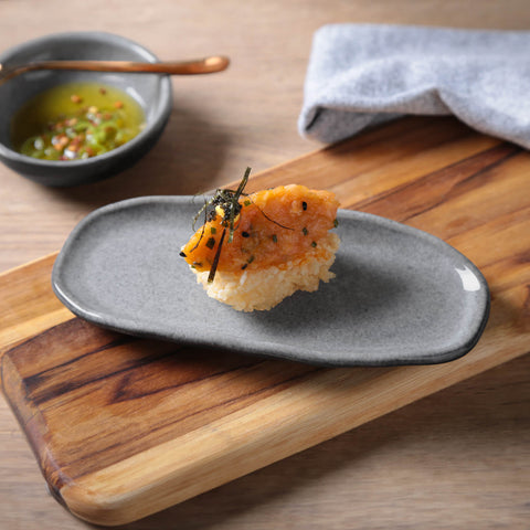 Porto Brasil Porto Brasil Everyday Minimalist Hand Finished Stoneware Serving Platter - Set of 4