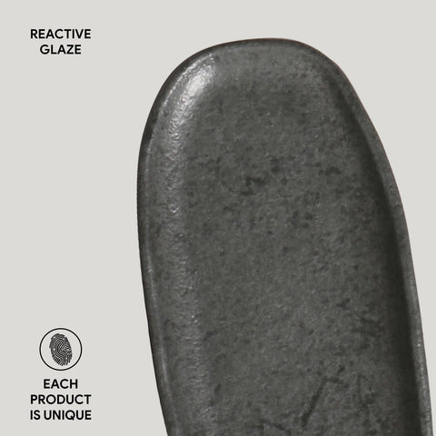 Porto Brasil Organic Hand Finished Stoneware Serving Platter - Set of 4