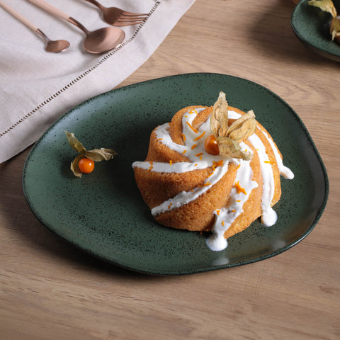 Porto Brasil Everyday Organic Abstract Glazed Stoneware Plate Set - Set of 6