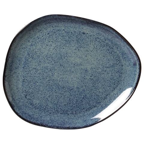Everyday Handmade Abstract Glazed Stoneware Plate Set