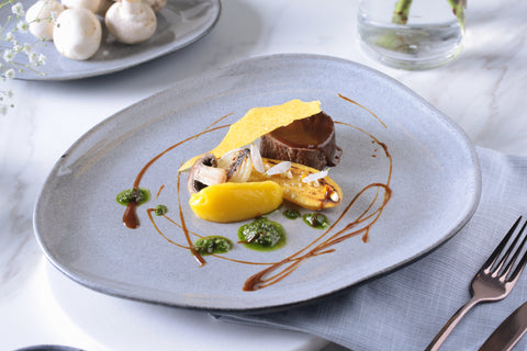 Everyday Minimalist Handmade Glazed Stoneware Plate Set