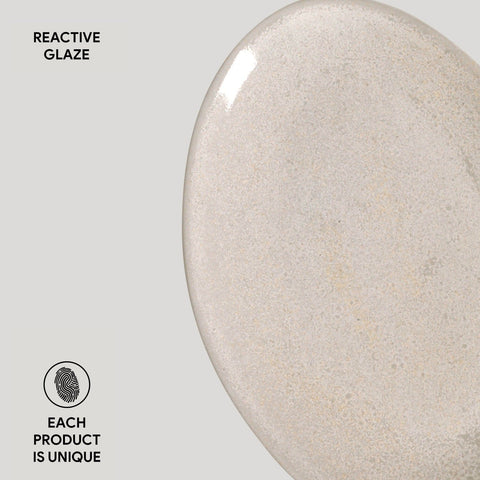 Everyday Organic Handmade Stoneware Dessert Plate Set