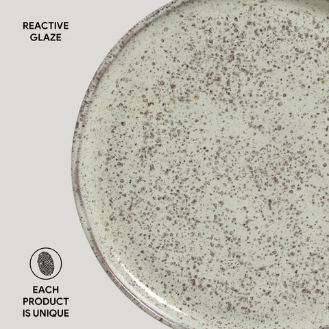 Porto Brasil Everyday Handmade Abstract Stoneware Plate Set - Set of 6