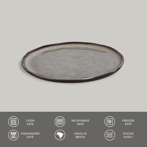 Everyday Organic Rustic Handmade Stoneware Plate Set