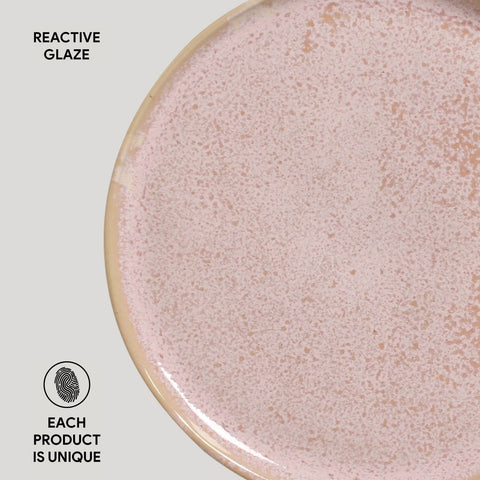 Everyday Minimalist Handmade Abstract Glazed Plate Set