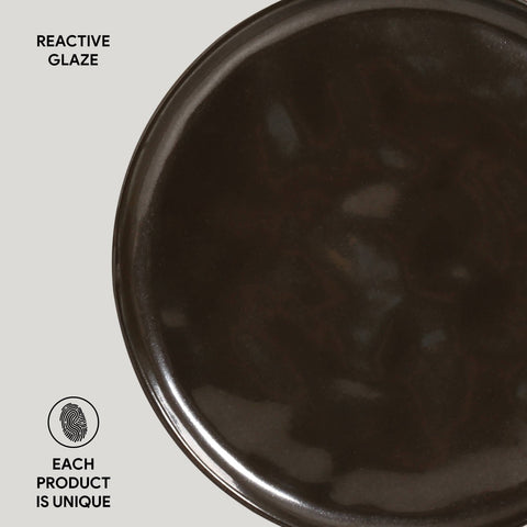 Porto Brasil Everyday Modern Bread & Butter Glazed Plate Set - Set of 6