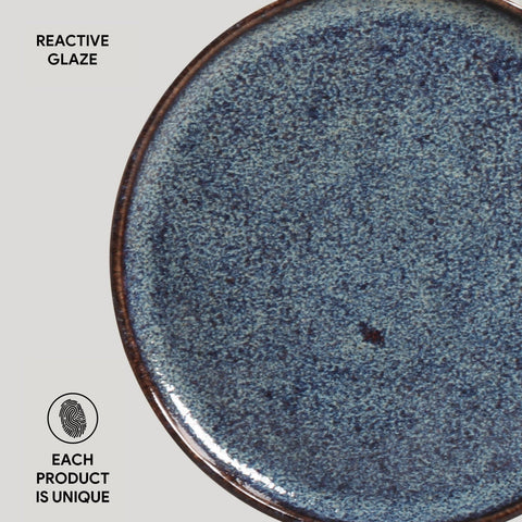 Porto Brasil Everyday Abstract Glazed Stoneware Plate Set - Set of 6