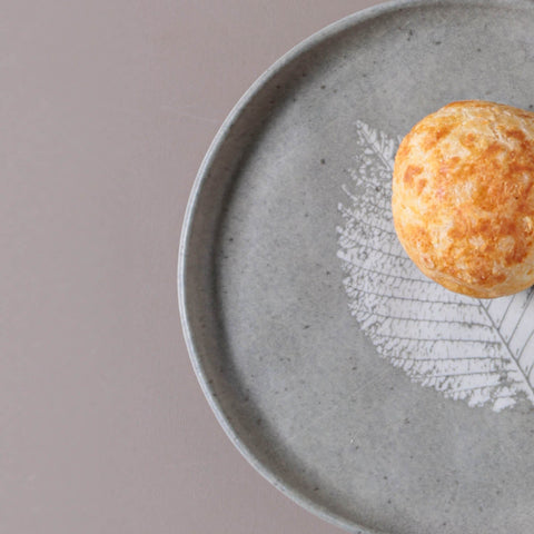 Decorated Organic Scandinavian Abstract Bread & Butter Plate Set