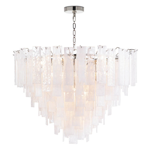 Accent Elegant Glacier Tiered Candelabra Chandelier Ceiling Light