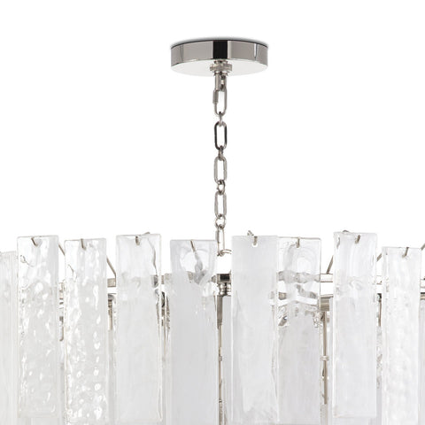 Accent Elegant Glacier Tiered Candelabra Chandelier Ceiling Light