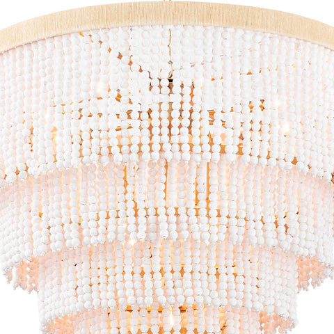 Accent Waterfall Chandelier with Tiered Beads for Elegant Spaces