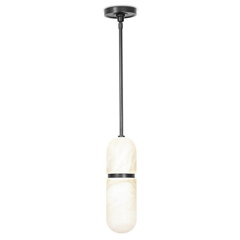 Salon Modern Pendant Light with Natural Brass Finish
