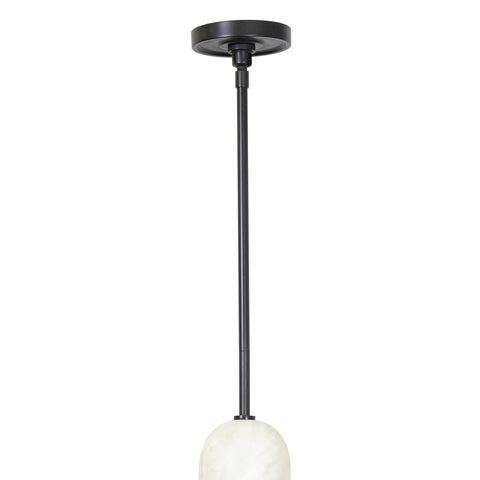 Salon Modern Pendant Light with Natural Brass Finish
