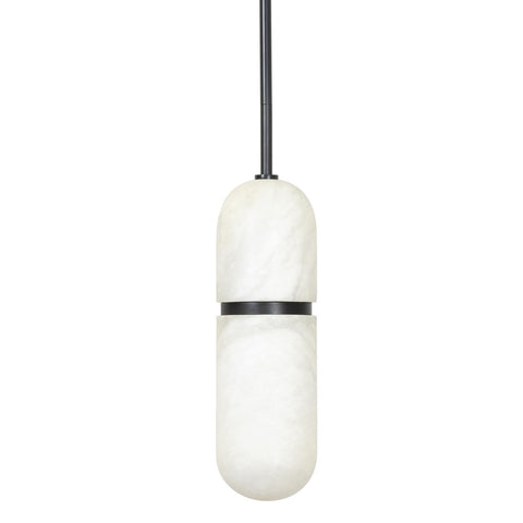 Salon Modern Pendant Light with Natural Brass Finish
