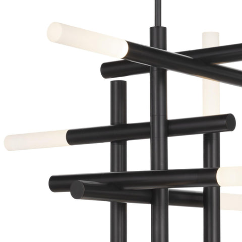 Cass Sputnik Chandelier in Polished Nickel Modern Ceiling Light