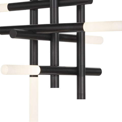 Cass Sputnik Chandelier in Polished Nickel Modern Ceiling Light