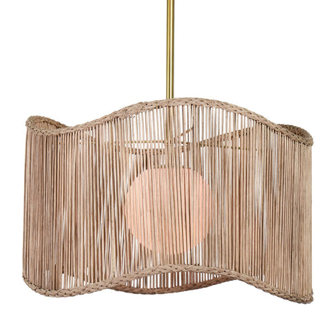Nimes Bohemian Woven Drum Pendant Light Ceiling Light